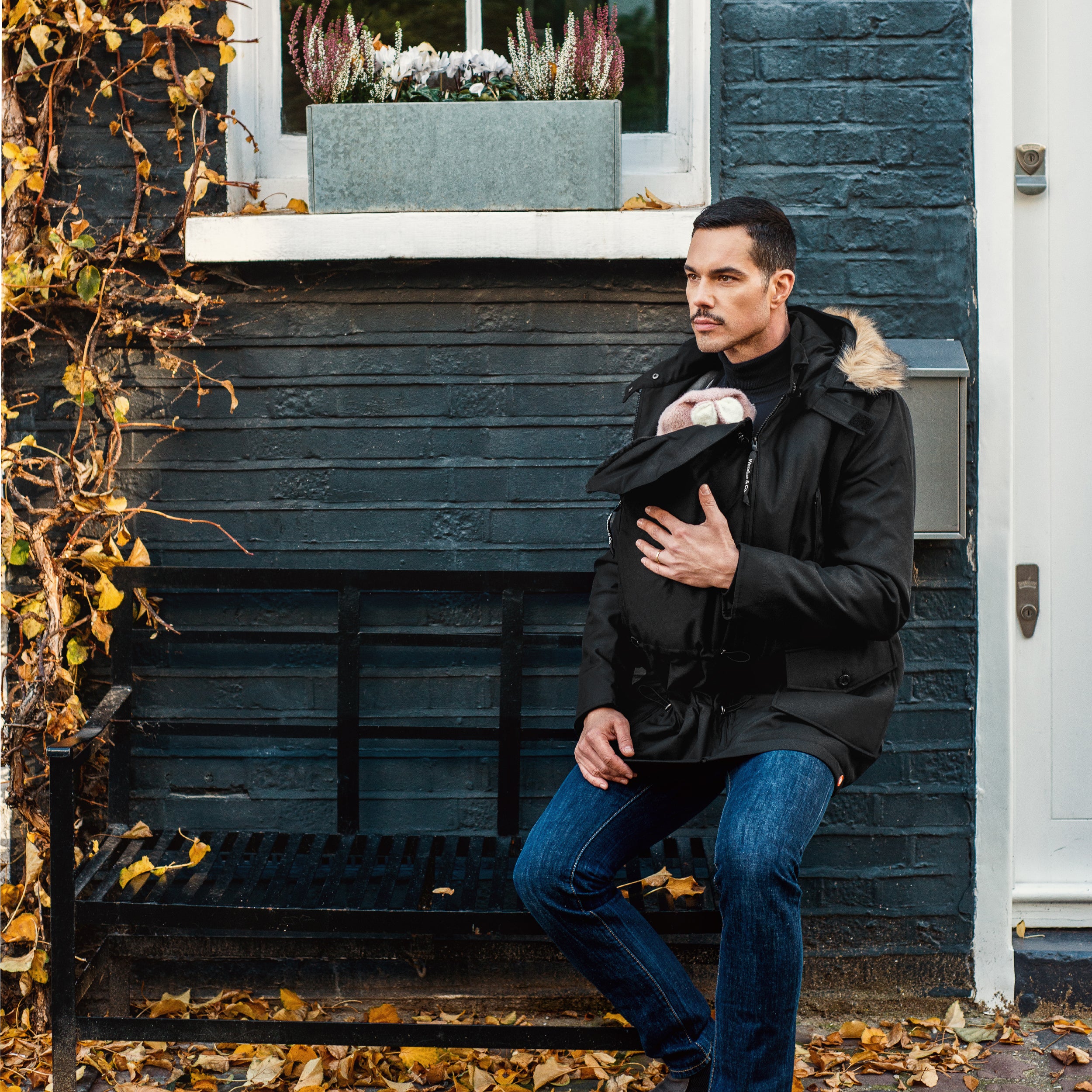 Wombat & Co. Bærejakke til Mænd - Sort - Bærejakke - MamaMilla