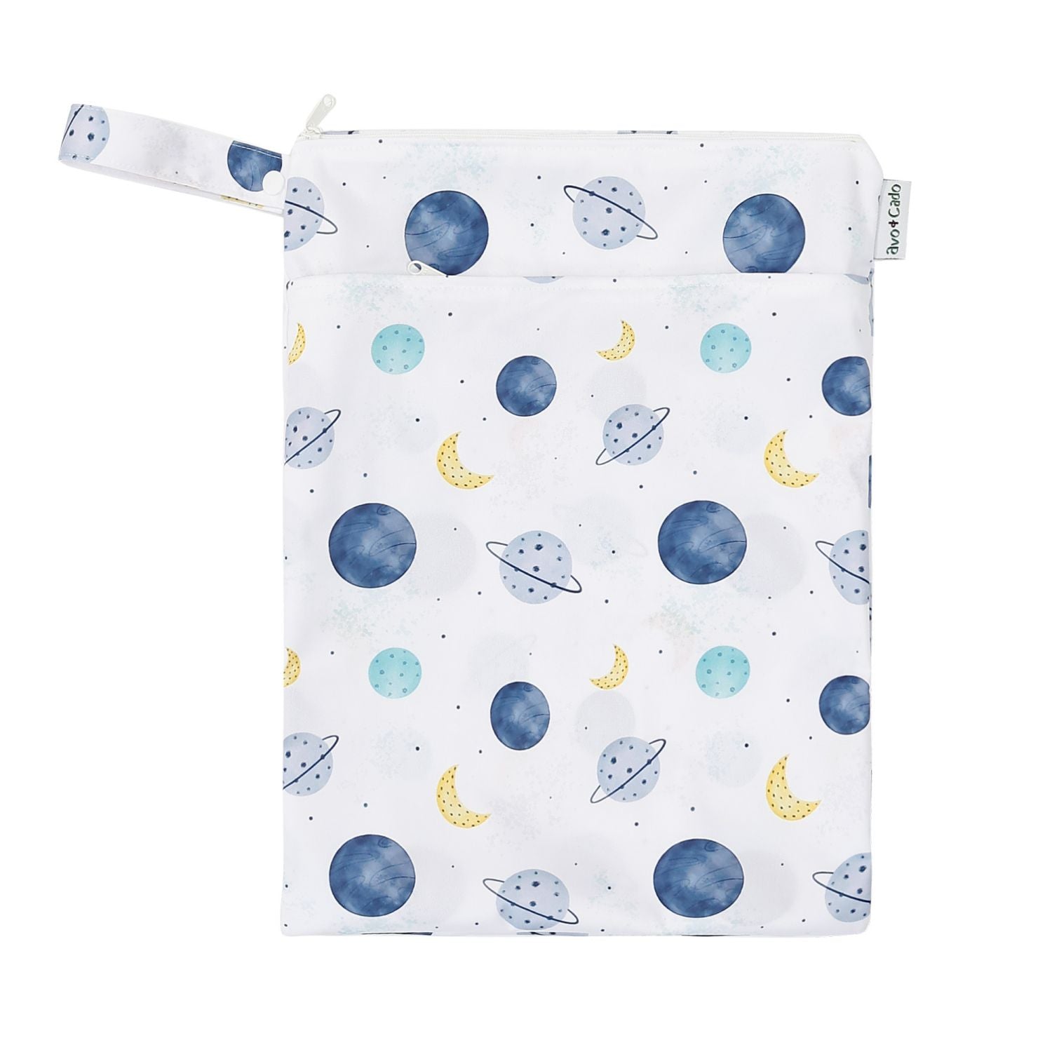avo+cado Wetbag Medium mit zwei Fächern – Planets – Wetbag medium – MamaMilla