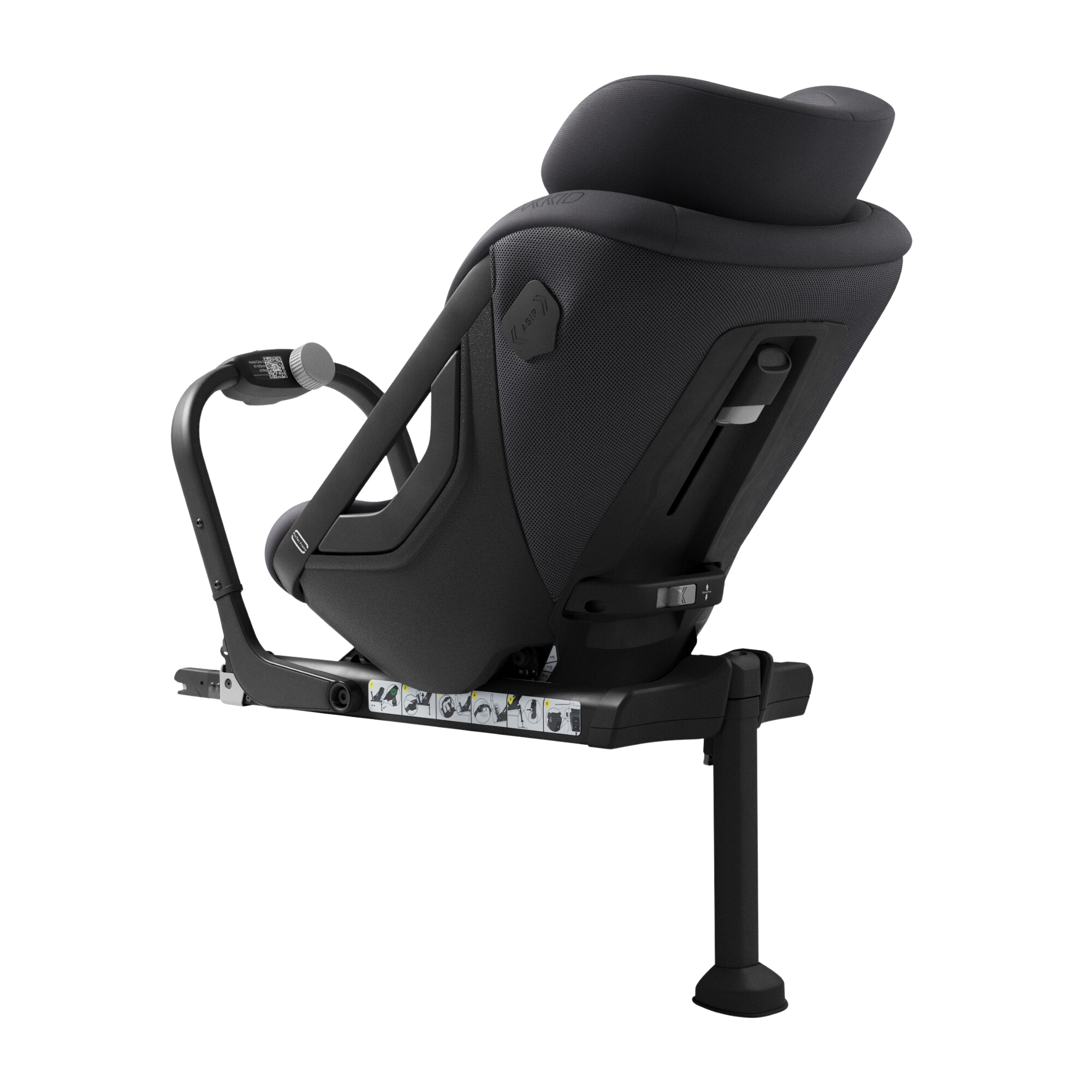 Axkid ONE 3 - Arctic Mist Grey - iSize 61-125 cm - 61-125 cm (3 mdr. til 7 år) - MamaMilla