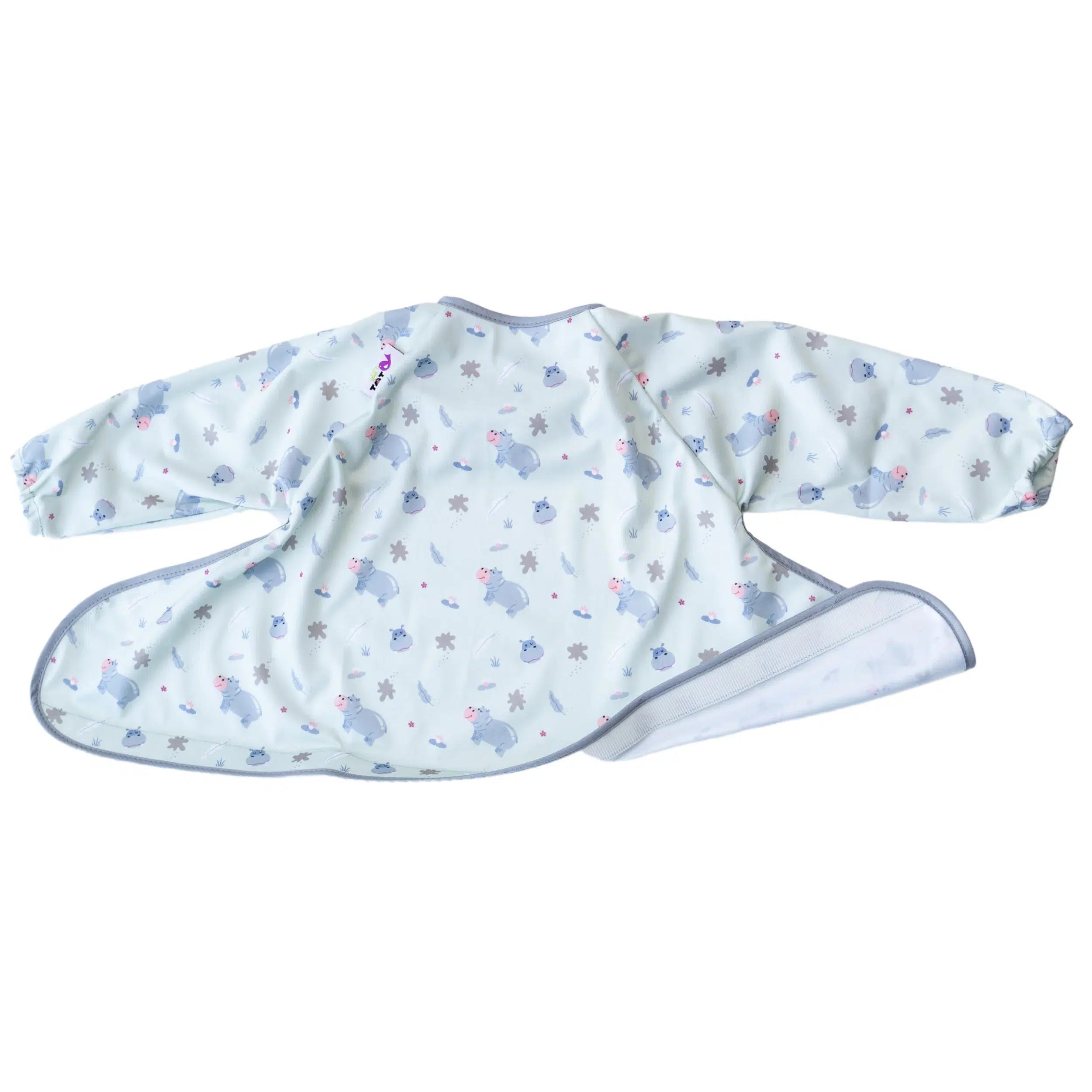 Tidy Tot Lätzchen, Teller und Löffel – SET – Eule – Lätzchen mit Ärmeln – MamaMilla