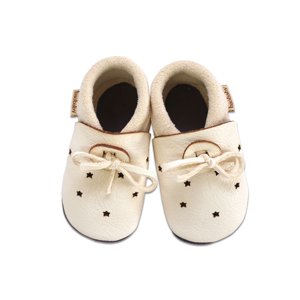 Baobaby Sandalen – Sterne Weiß XS – – MamaMilla