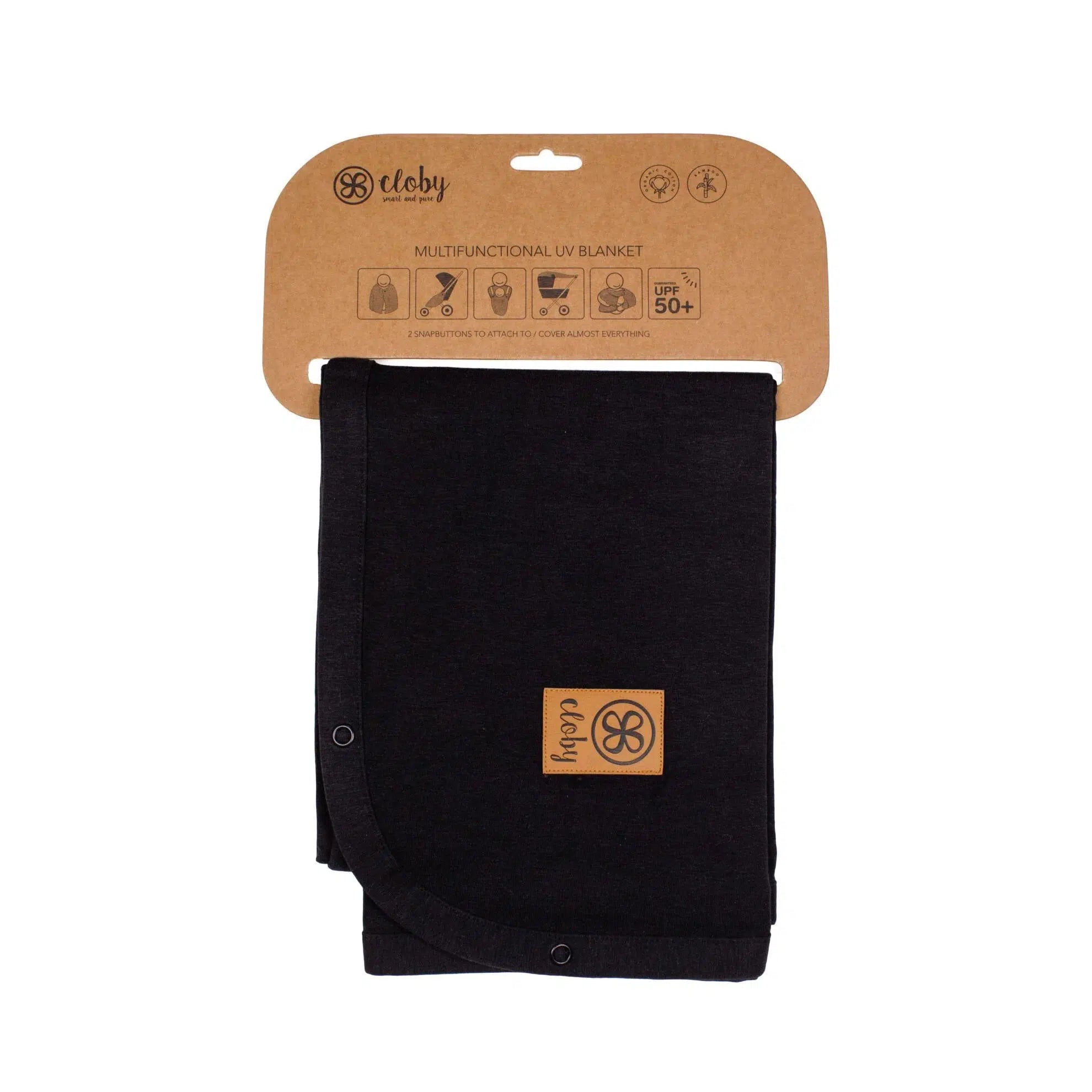 Cloby UV-tæppe med UPF 50+ - Black - UV-tæppe - MamaMilla
