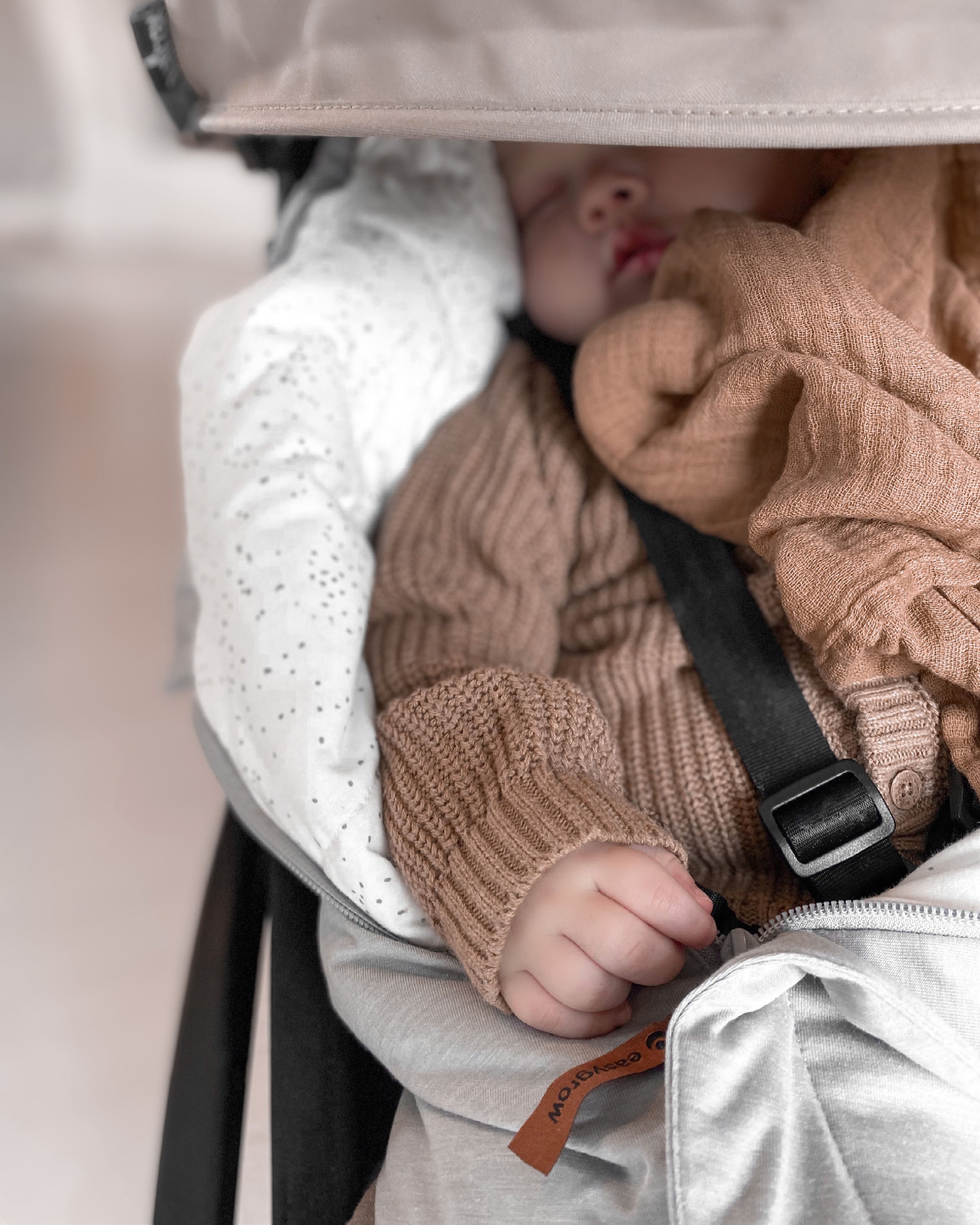 Easygrow LYNG kørepose - Grey - Kørepose - MamaMilla