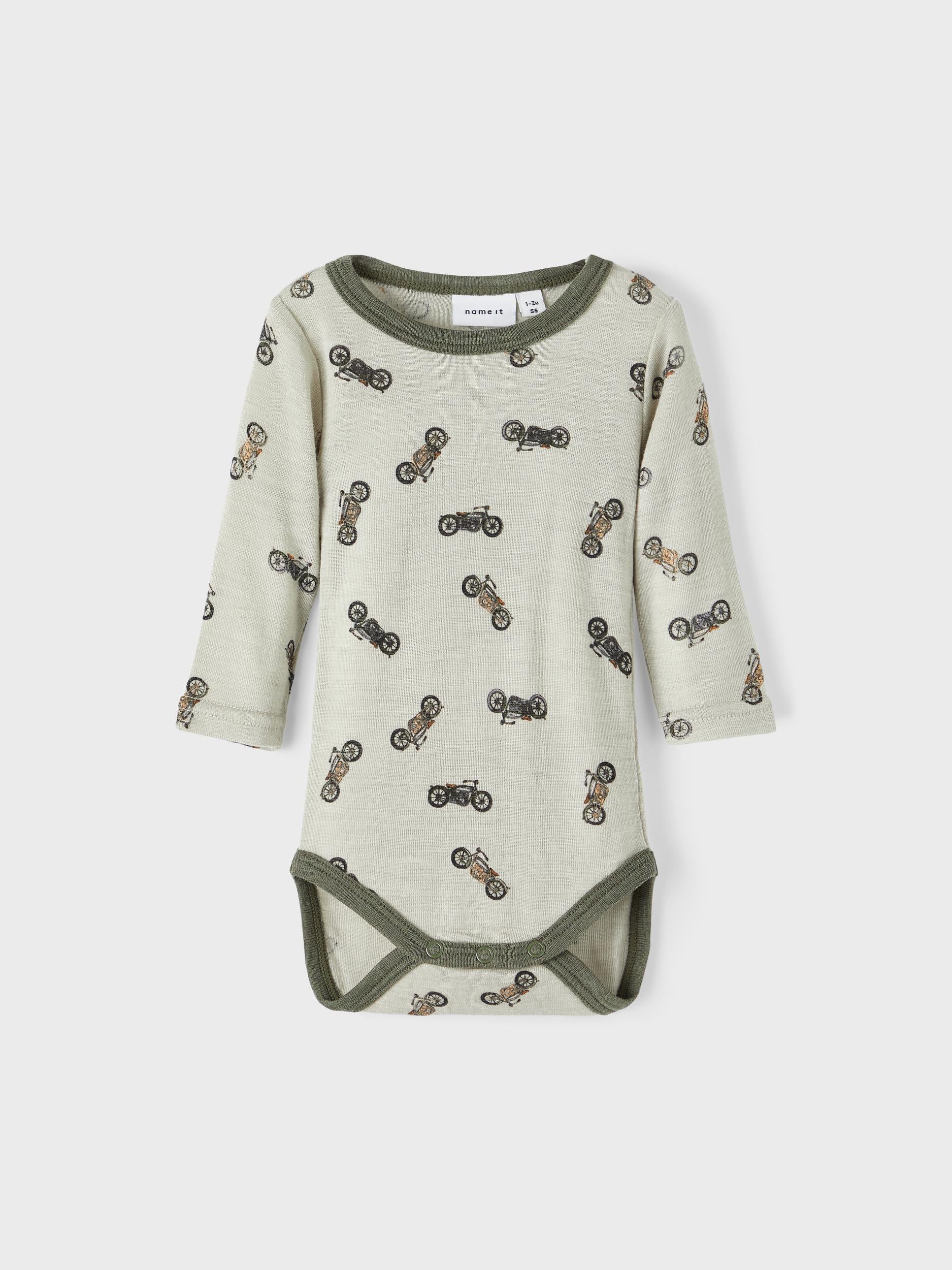 Name it Body aus Wolle – Motiv – London Fog – Body – MamaMilla