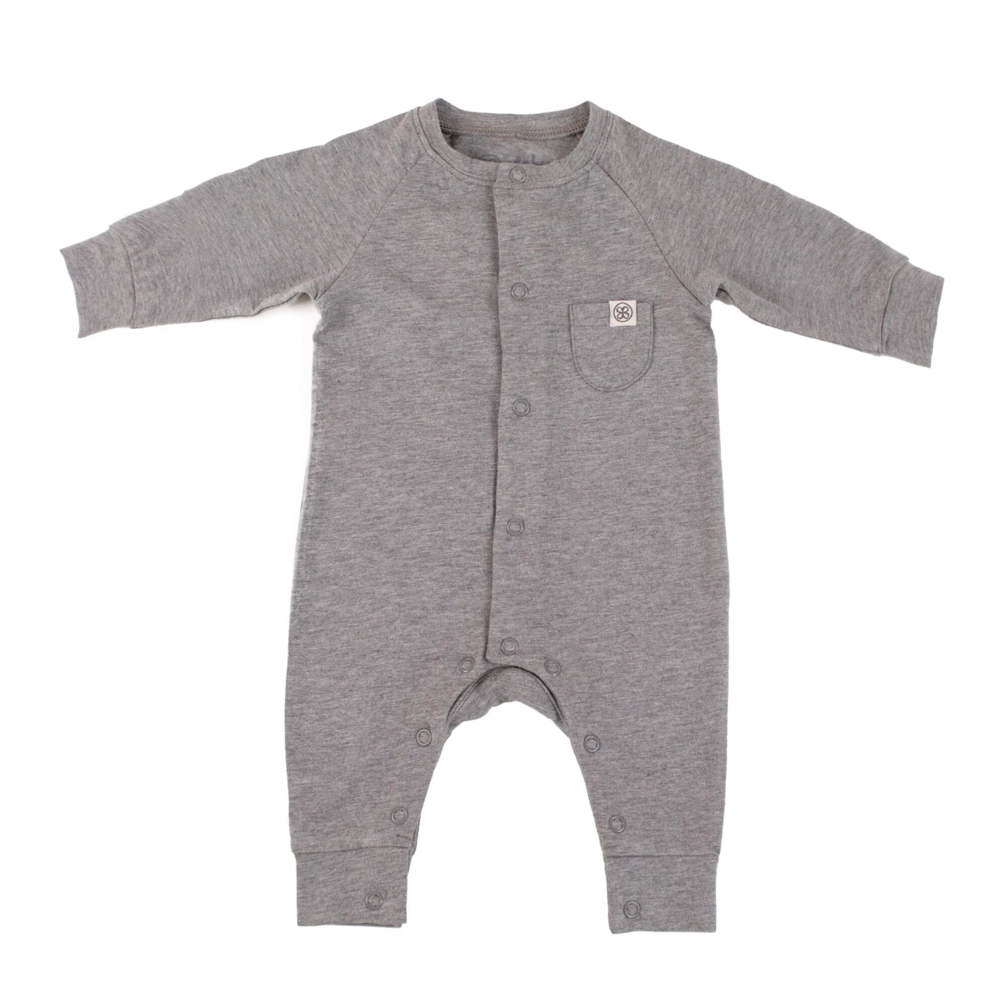 Cloby UV Playsuit - Stone Grey 62/68 - - MamaMilla