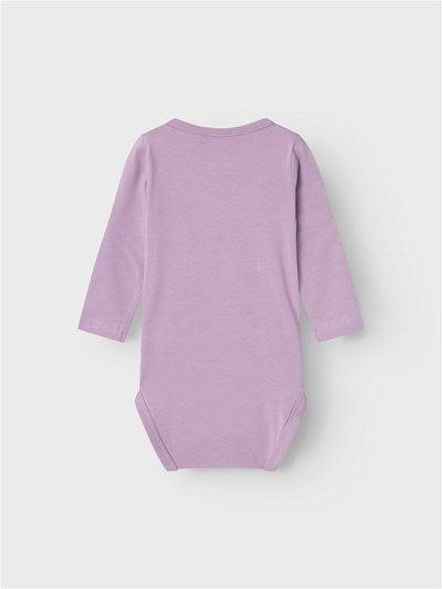 Name it Body mit Glitzerdetails – Solinne – Rabbit – Lavender Mist – Body – MamaMilla