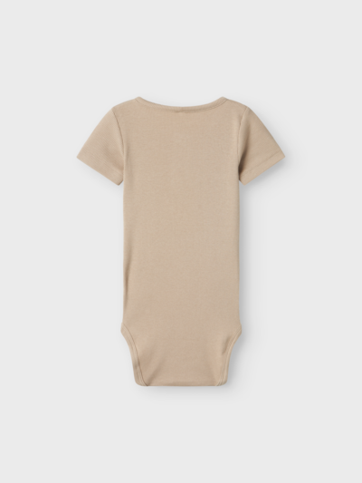 Name it Body aus Rippstrick mit kurzen Ärmeln – Kab – Pure Cashmere – Body – MamaMilla