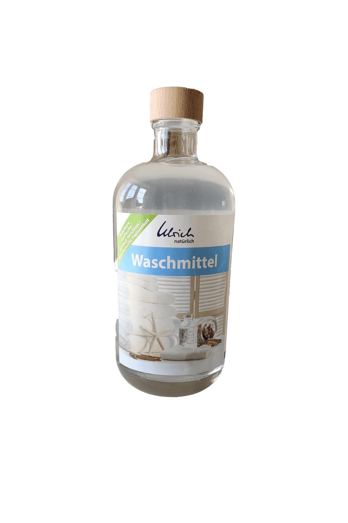 Ulrich Natürlich Waschmittel Universal - Neutral - 500 ml in Glasflasche - Waschmittel (neutral) - MamaMilla