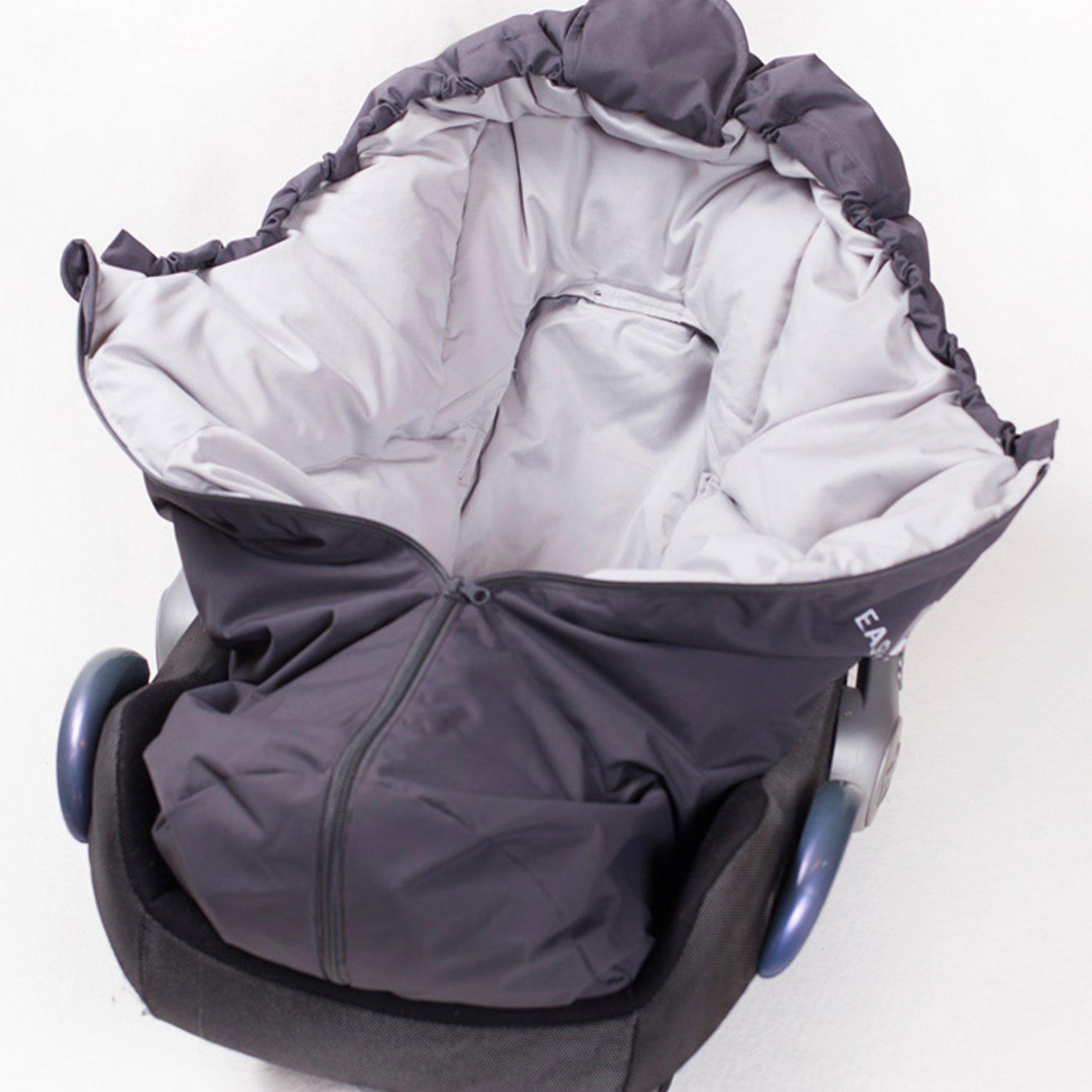 EasyGrow kørepose til autostolen - Grey melange - Kørepose - MamaMilla