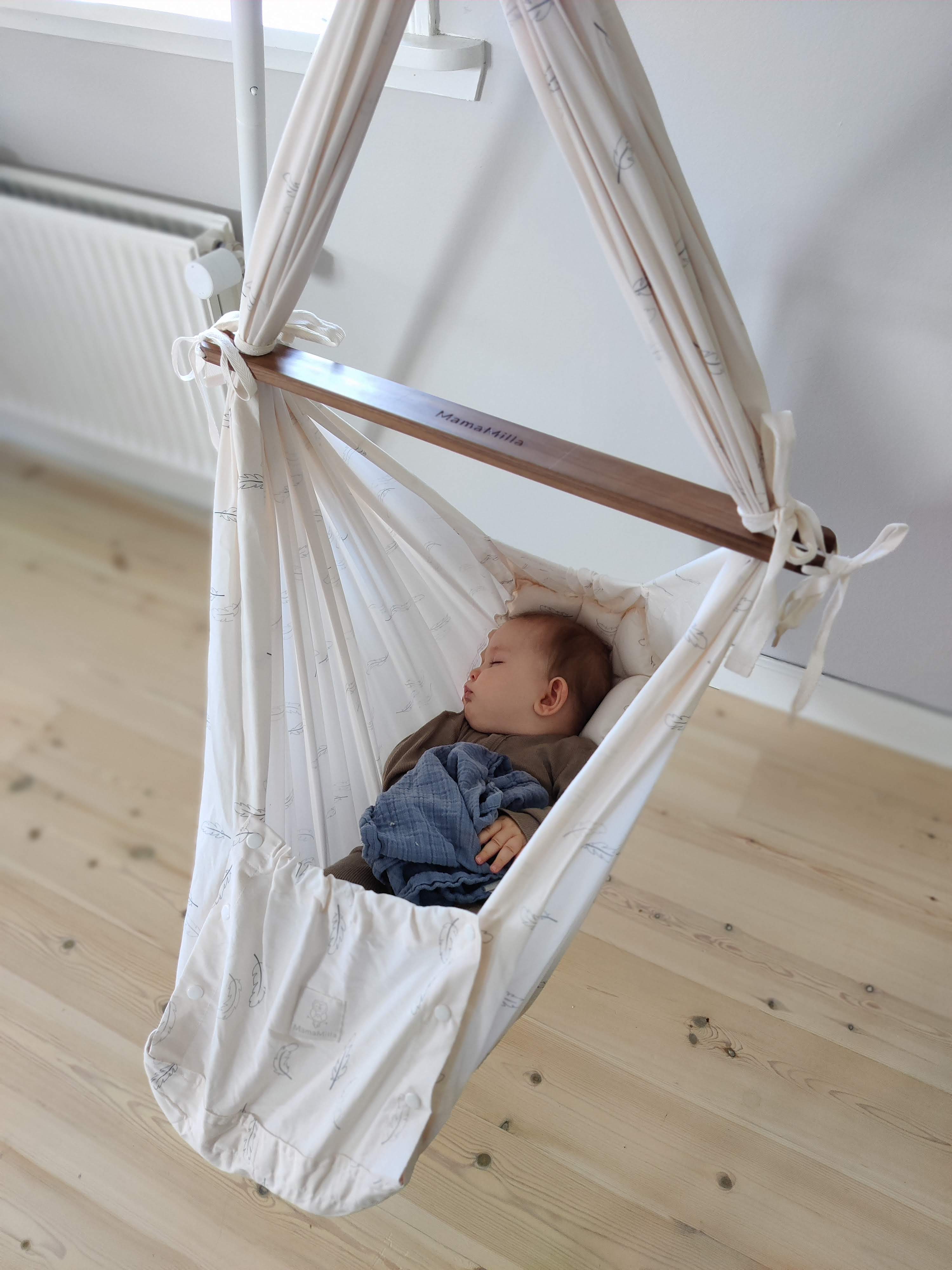 MamaMilla Slyngevugge - Rose feathers - Slyngevugge - MamaMilla