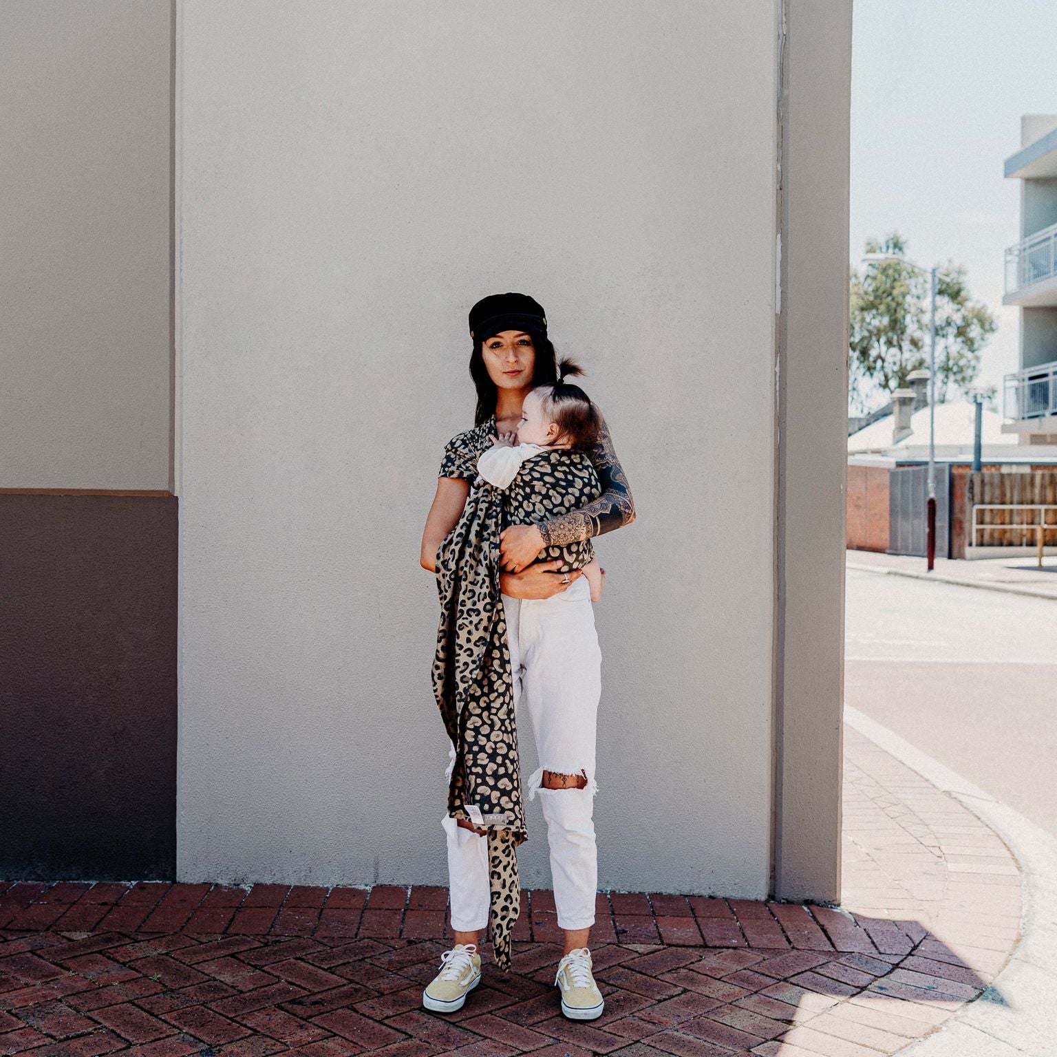 Fidella Ring-Sling – Leopard Gold – Ring-Sling – MamaMilla