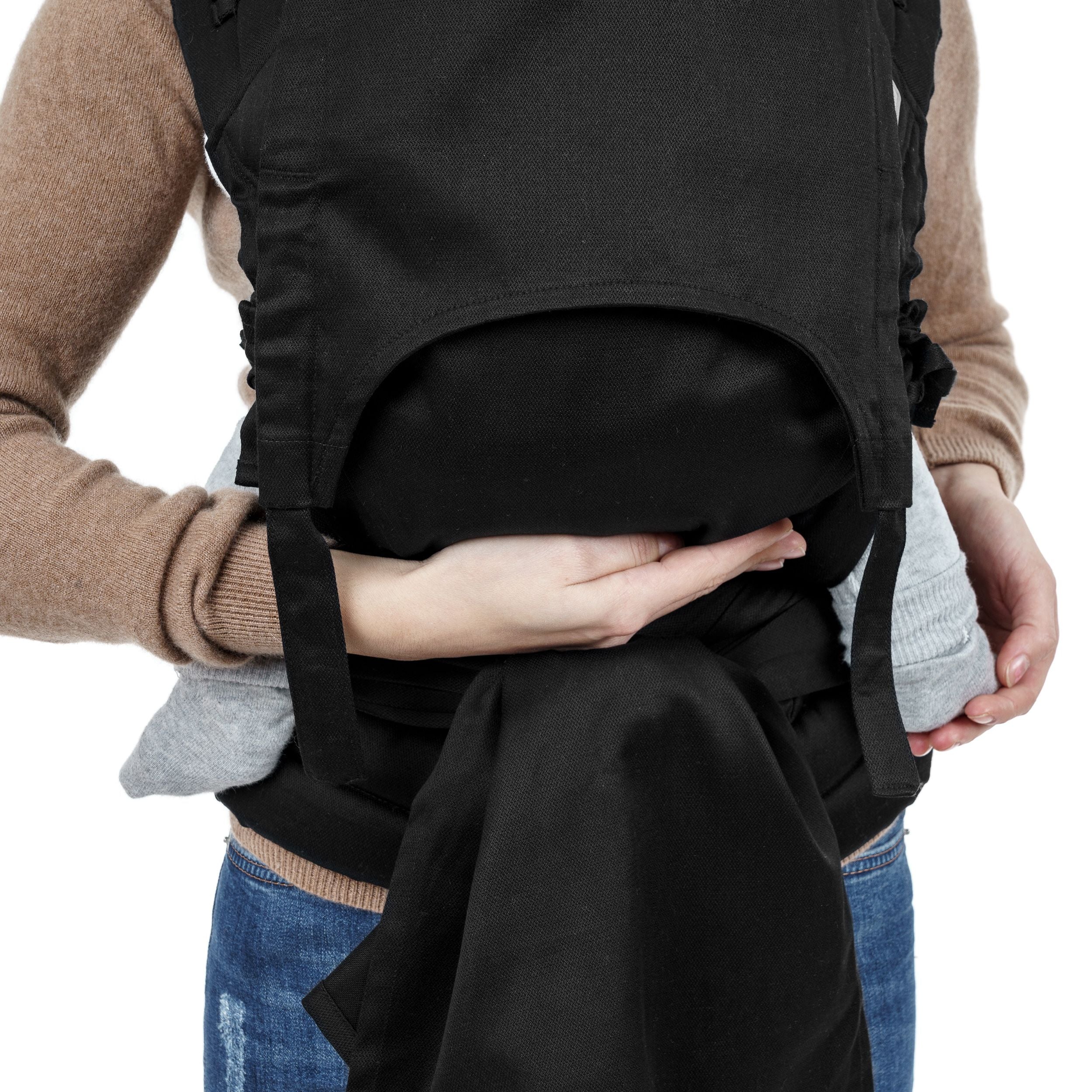 Fidella Fly Tai Tragehilfe – Chevron/Schwarz – Baby – Tragehilfe – MamaMilla