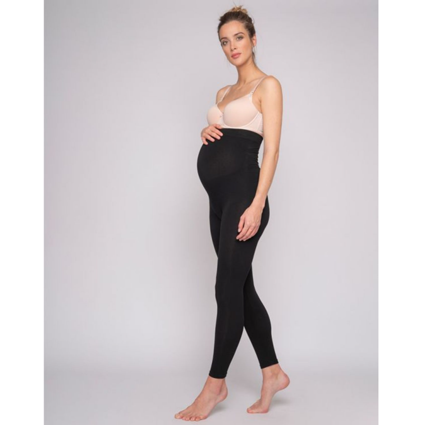 Seraphine graviditetsleggings i bambus - Tammy Overbump - Sort - Graviditetstøj - MamaMilla