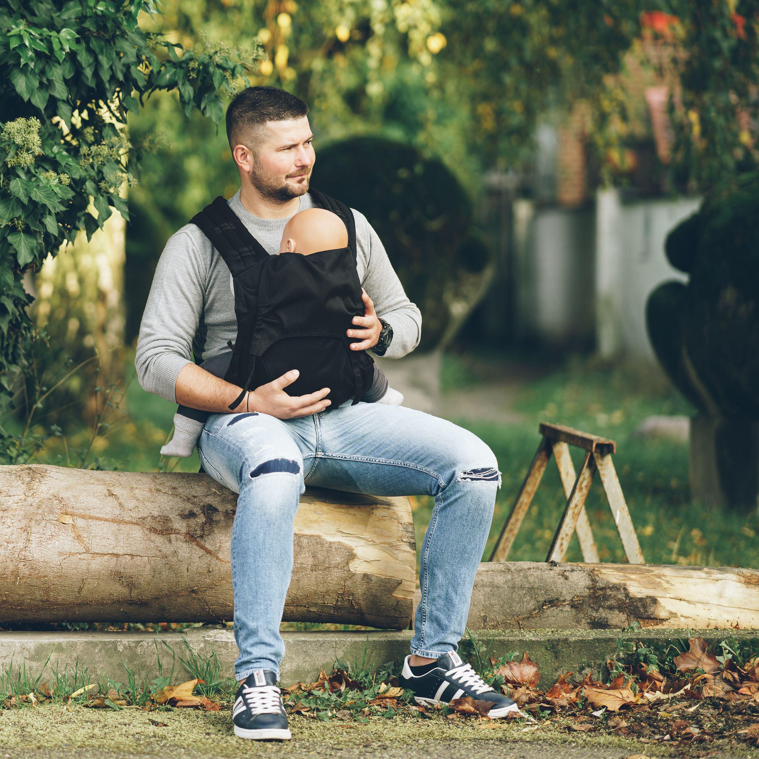 Fidella Fly Tai Babytrage – Chevron/Schwarz – Kleinkind – Babytrage – MamaMilla