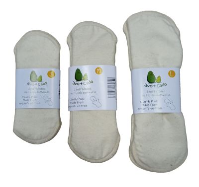 avo+cado Natbind (stofbind) i Økologisk Bomuldsflannel - 3 styks - Natbind - MamaMilla