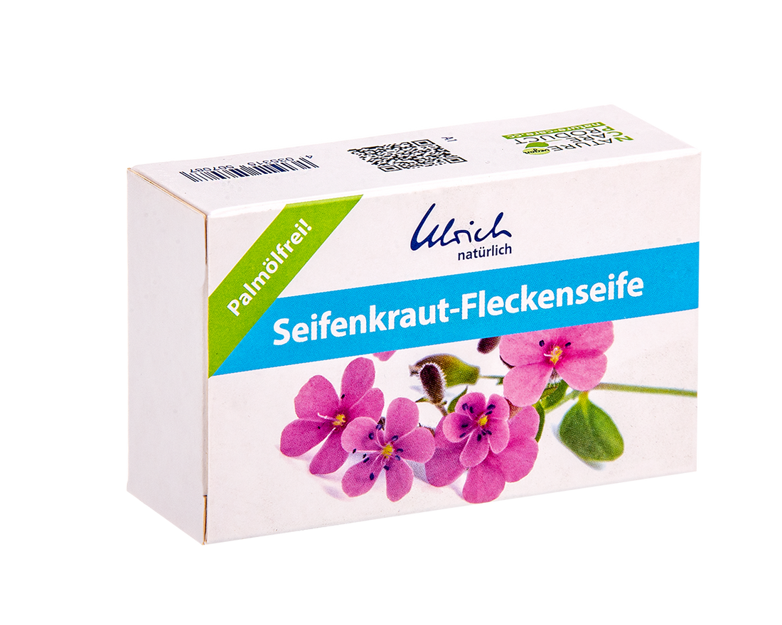 Ulrich Natürlich pletfjerner med sæbeurt - fast bar - 100 g - Kvillajabark (sæbeurt) - MamaMilla