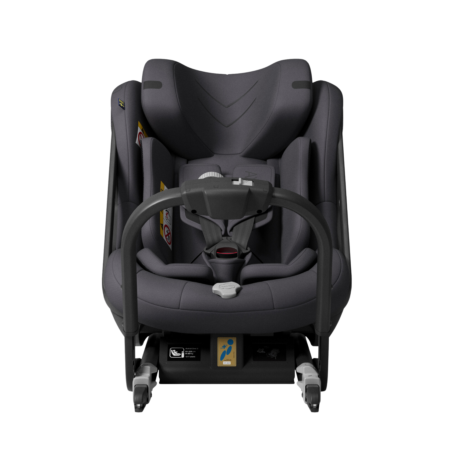 Axkid ONE 3 - Arctic Mist Grey - iSize 61-125 cm - 61-125 cm (3 mdr. til 7 år) - MamaMilla