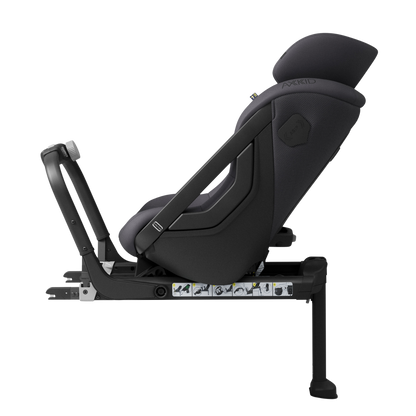 Axkid ONE 3 - Arctic Mist Grey - iSize 61-125 cm - 61-125 cm (3 mdr. til 7 år) - MamaMilla