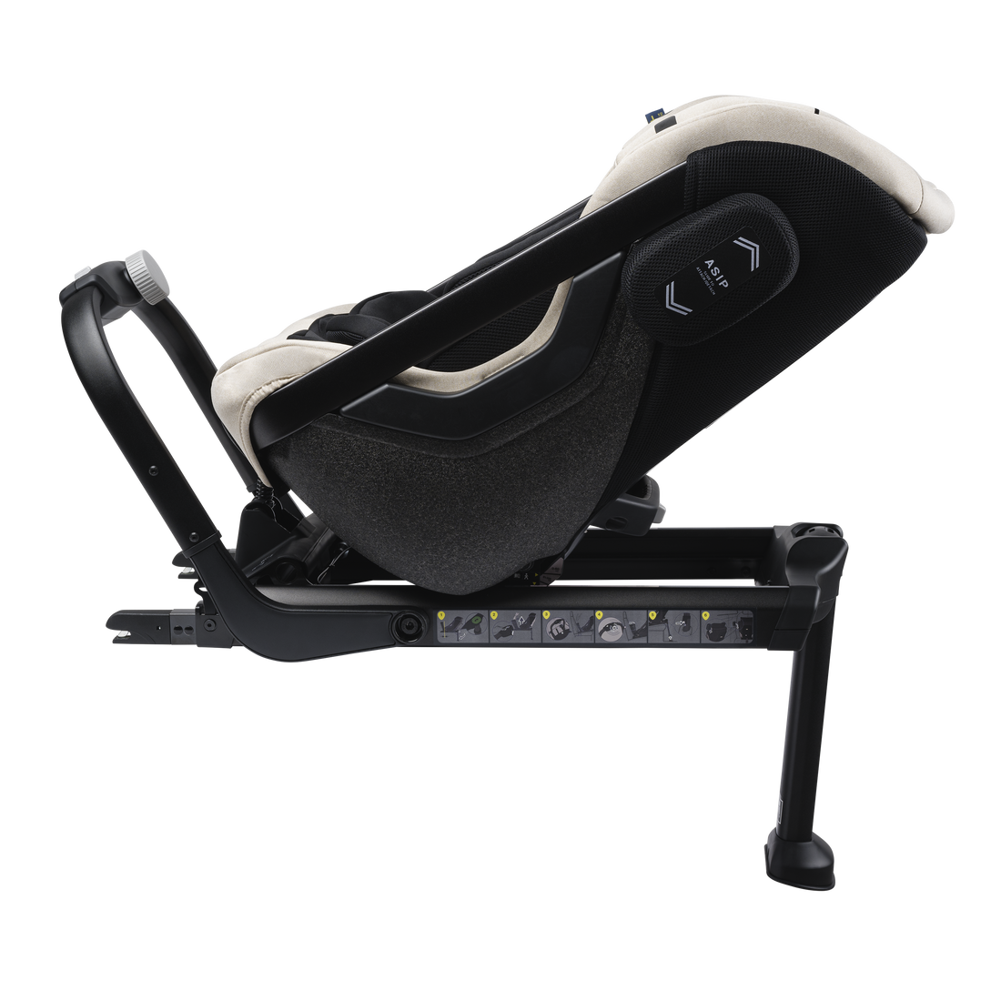 Axkid ONE+ 2 - Brick Melange - iSize 40-125 cm - 40-125 cm (Nyfødt til 7 år) - MamaMilla