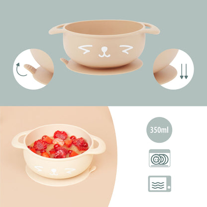 Babymoov Spisesæt 6-12 mdr - Terracotta Ræv - Spisesæt - MamaMilla