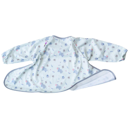Tidy Tot Lätzchen, Tablett und Löffel – SET – Grau – Lätzchen mit Ärmeln – MamaMilla