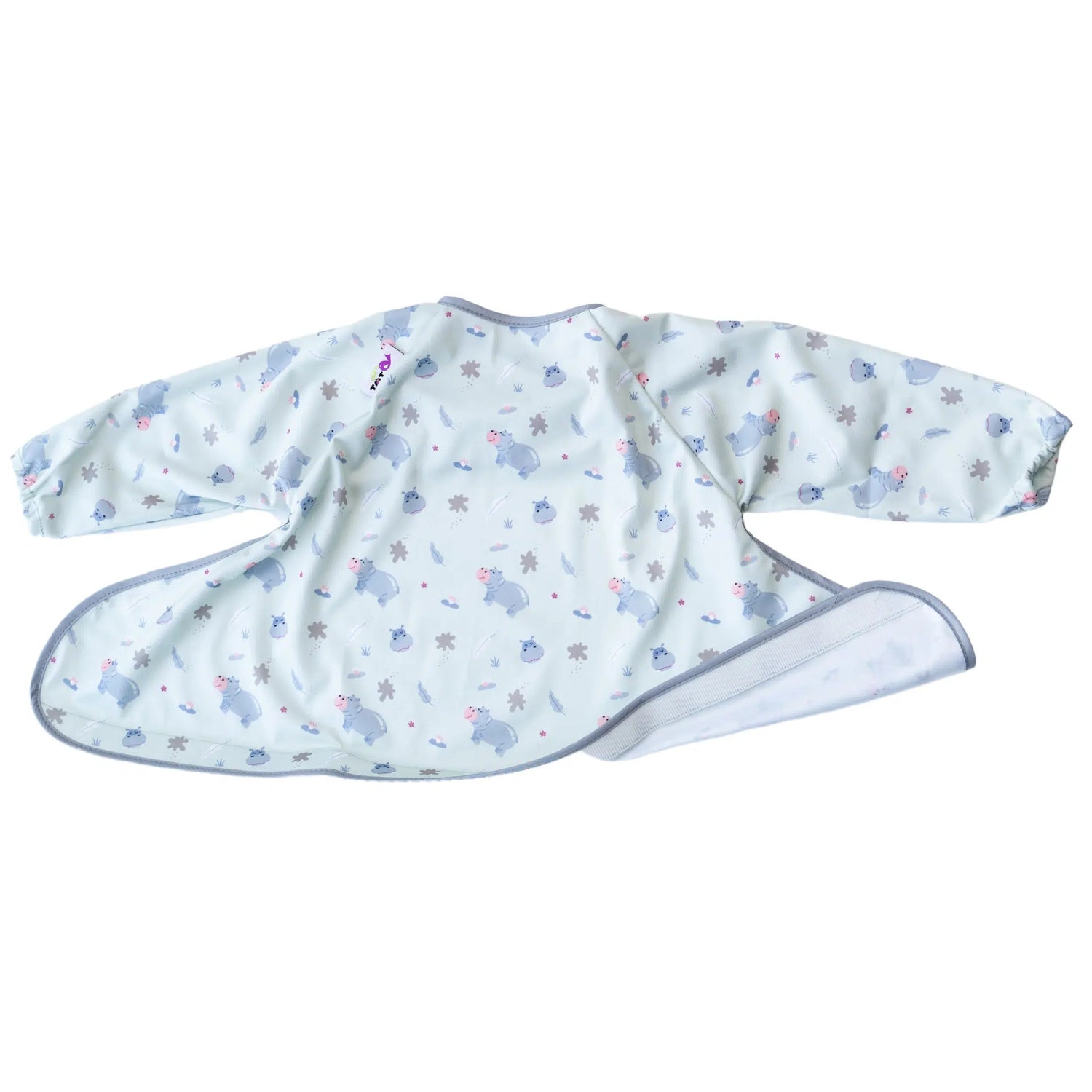 Tidy Tot Lätzchen, Teller und Löffel – SET – Eule – Lätzchen mit Ärmeln – MamaMilla