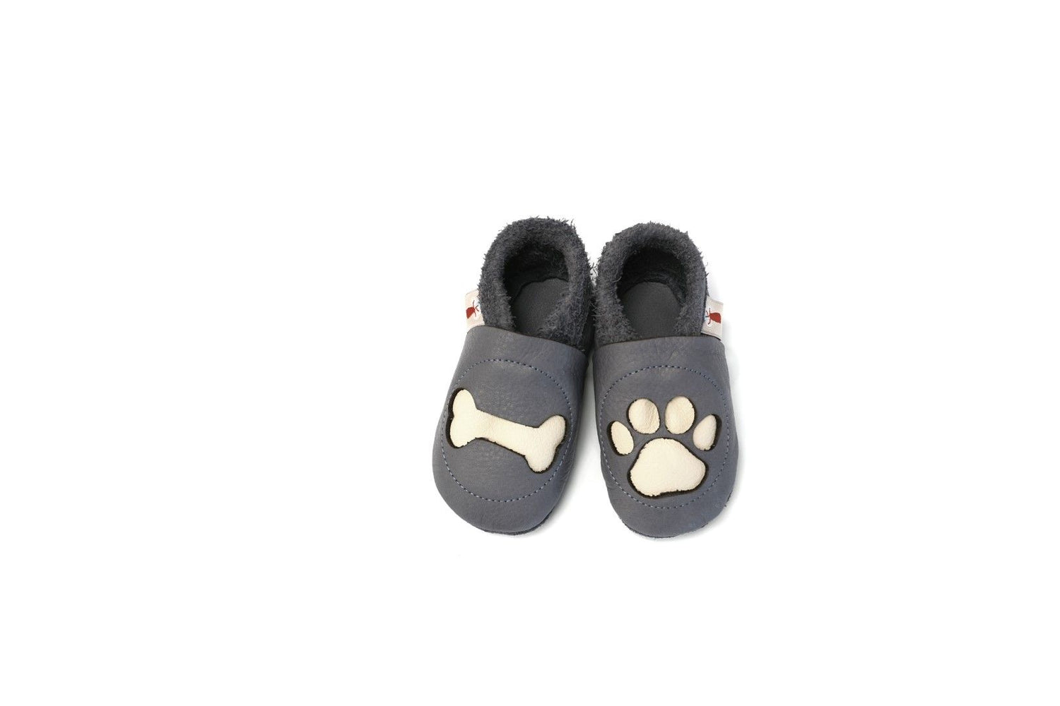Baobaby Classic Babyschuhe – Paw Grey M – – MamaMilla