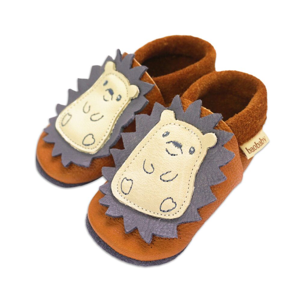 Baobaby Classic Babyschuhe – Spikey Curry XXL – – MamaMilla