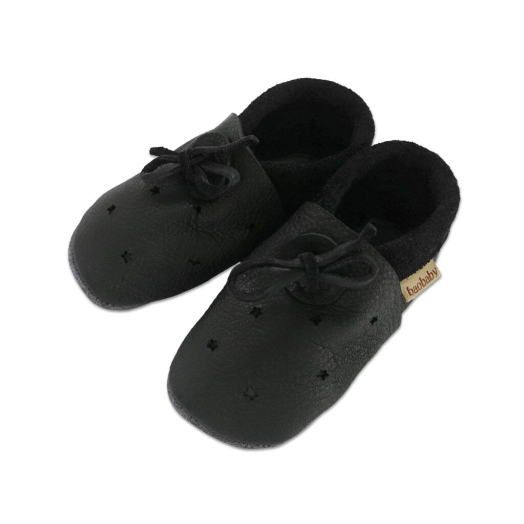 Baobaby Sandalen – Sterne Schwarz XL – – MamaMilla