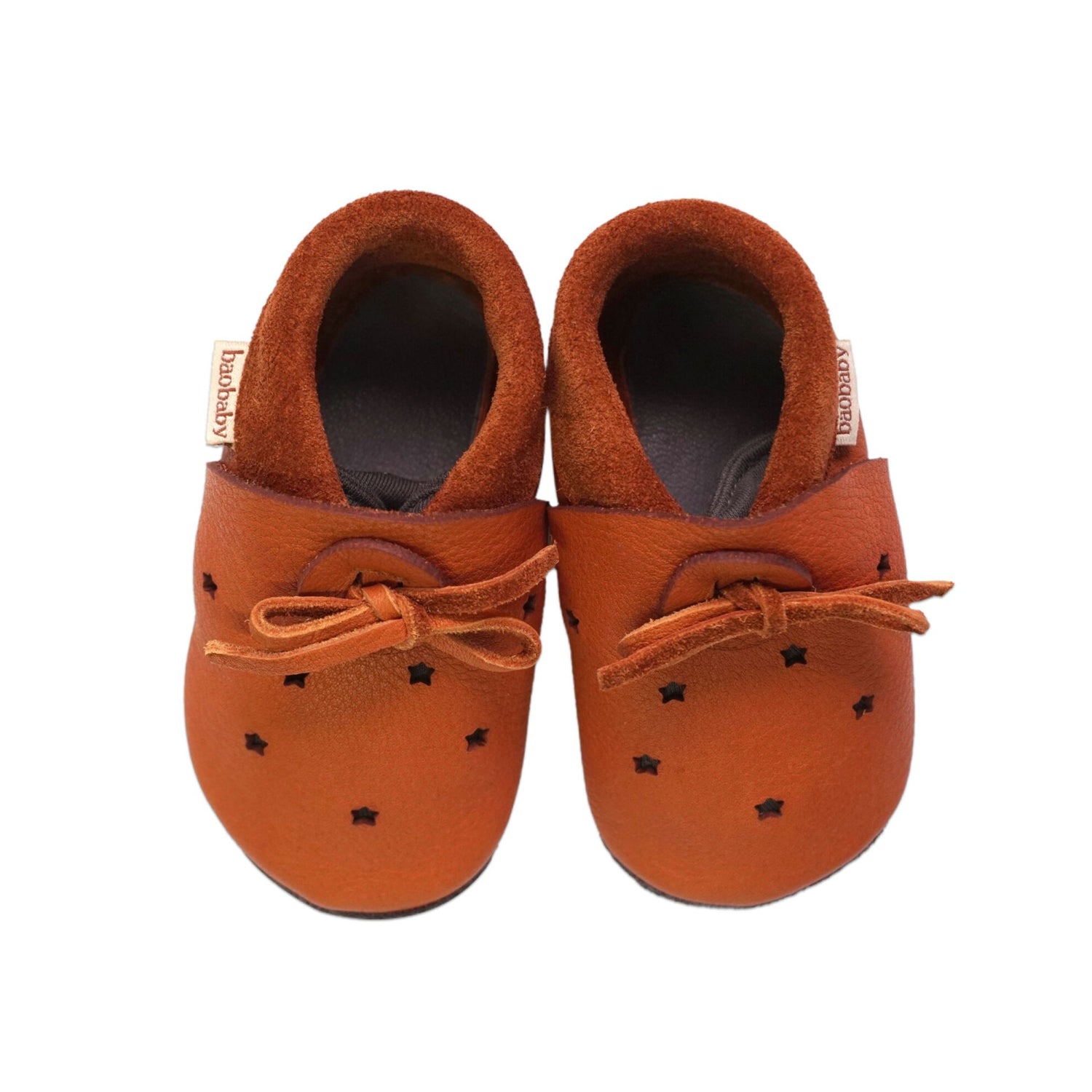 Baobaby Sandalen – Sterne Haselnuss XXL – – MamaMilla