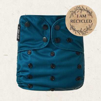 One Size Bamboo Pocket Diaper. Midnight - - MamaMilla