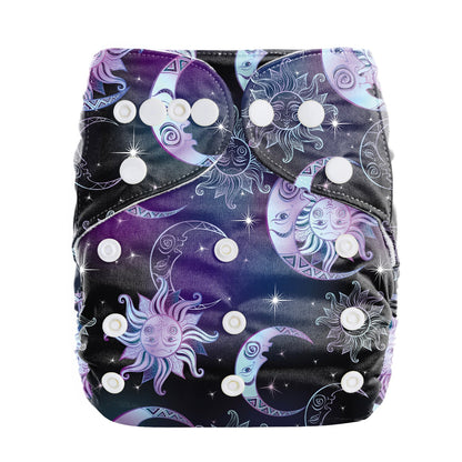 One Size Tygblöjor - (Pocketblöjor). Twilight - - MamaMilla