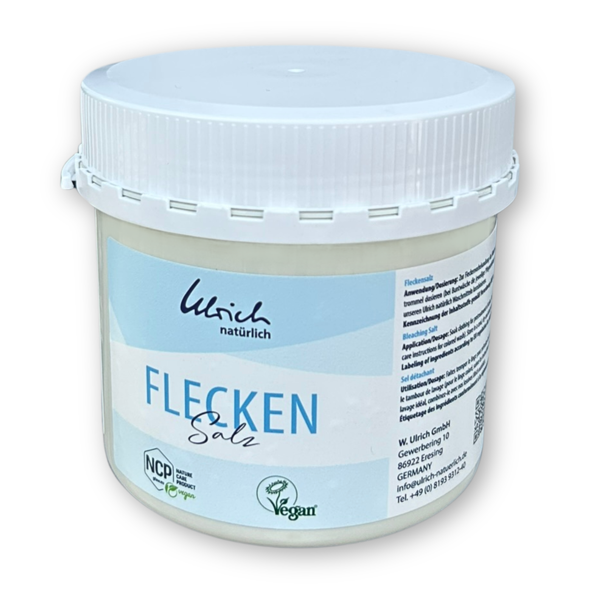 Ulrich Natürlich Bleichmittel und Fleckentferner (sanft und unglaublich wirksam) – 450 g – Bleichmittel, Geruchsneutralisator und Fleckentferner – MamaMilla