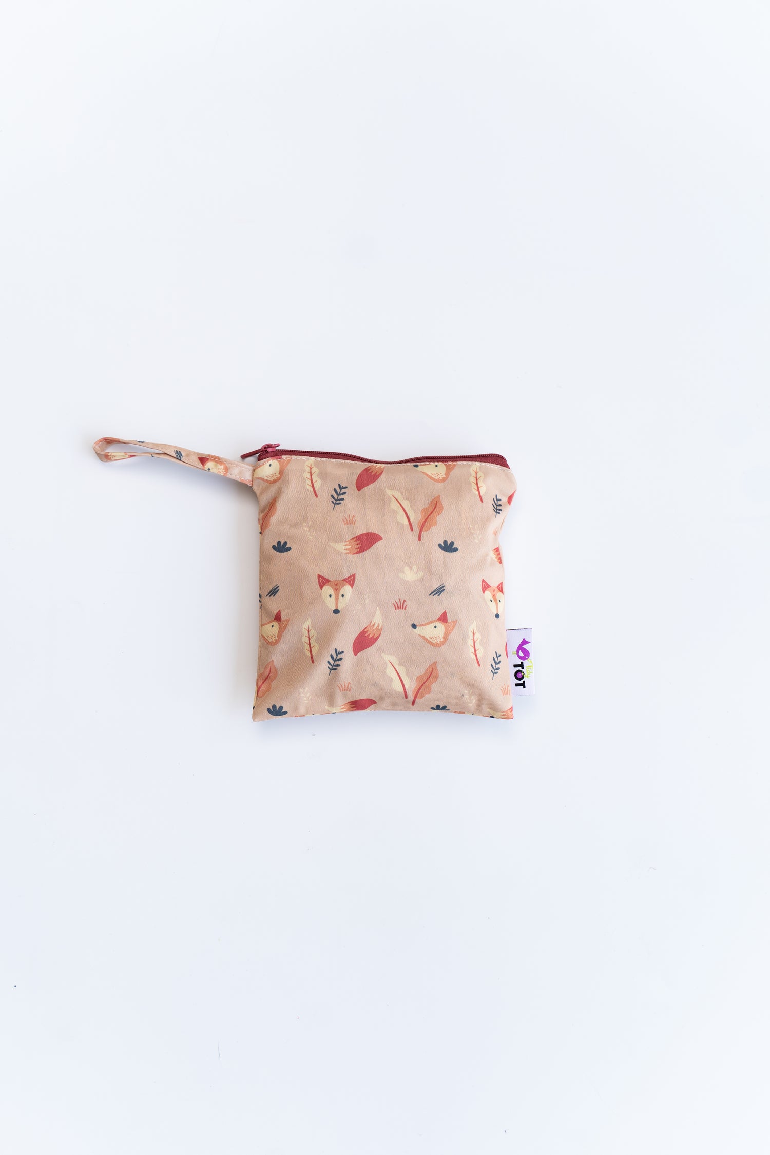 Tidy Tot Hagesmæk med Sugekop (lange ærmer) - Sand Ræv - Hagesmæk med ærmer - MamaMilla