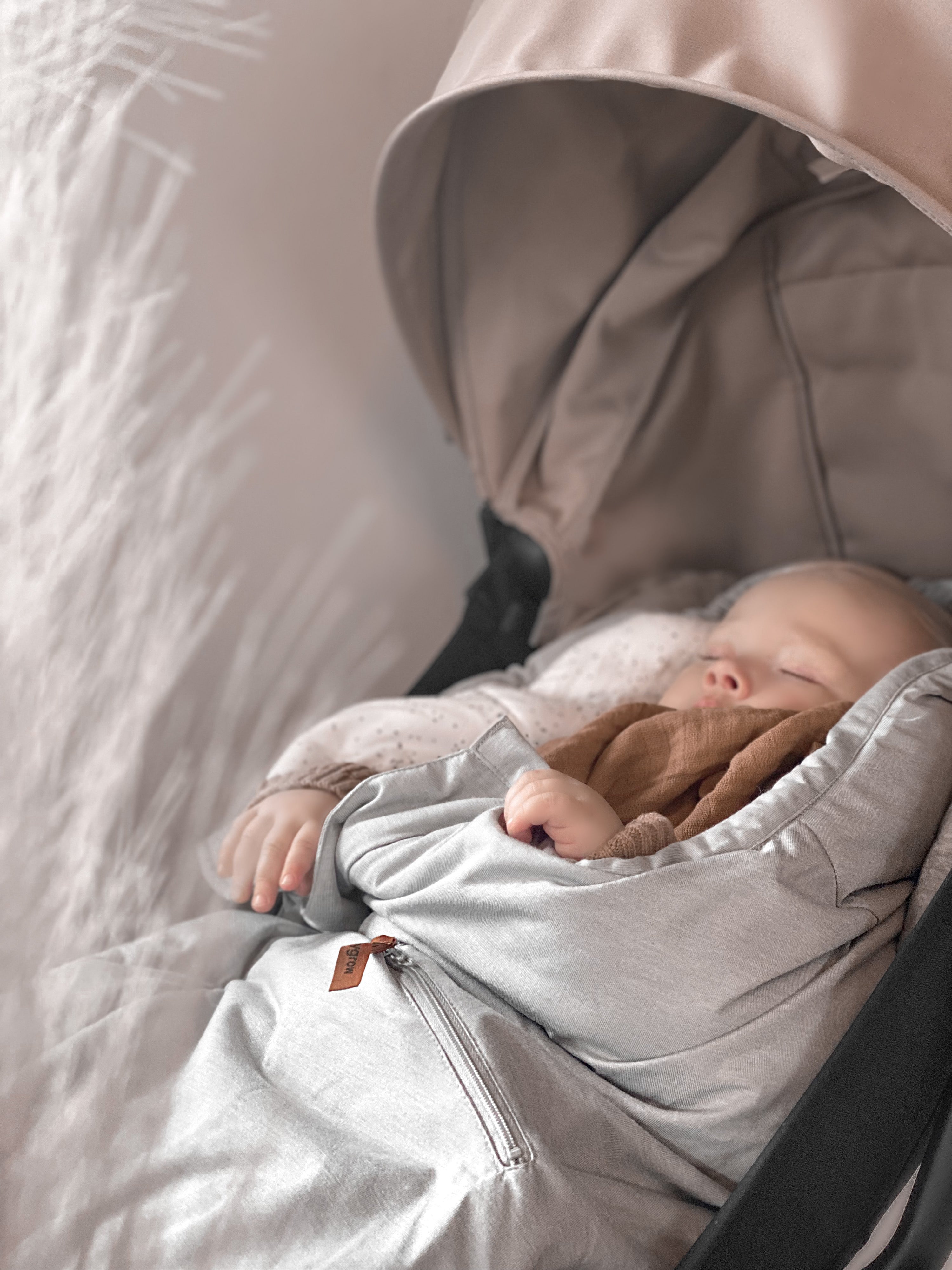 Easygrow LYNG kørepose - Grey - Kørepose - MamaMilla