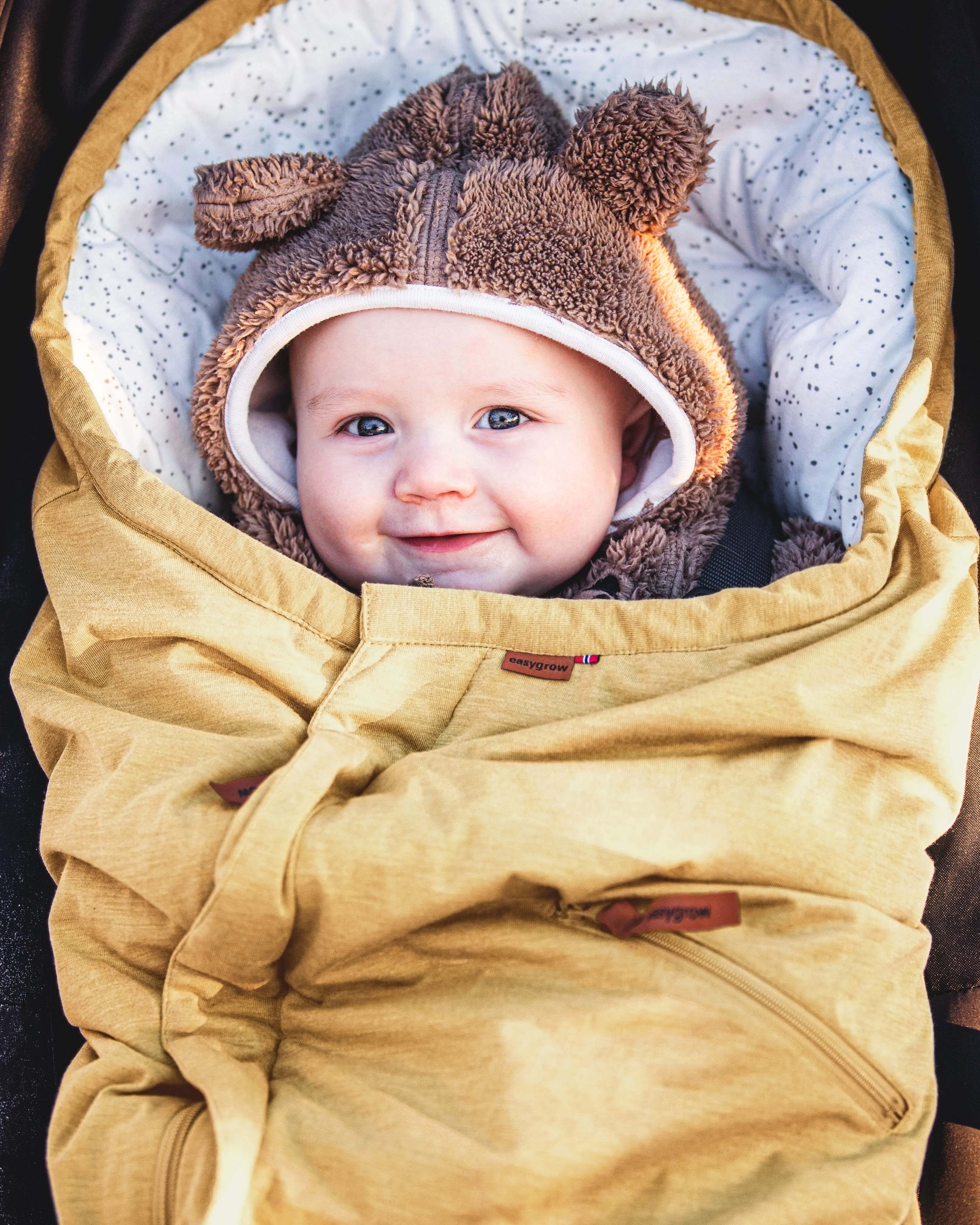 Easygrow LYNG kørepose - Grey - Kørepose - MamaMilla