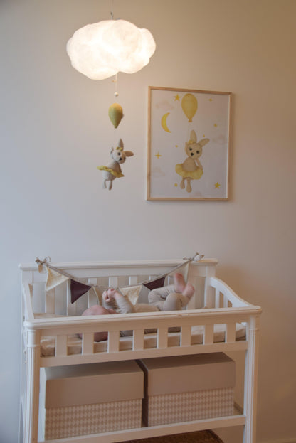 Nou Petit musiklampe - Flora - Uro - MamaMilla