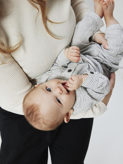 Name it bukser i bomuld - Blå striber - Bukser - MamaMilla