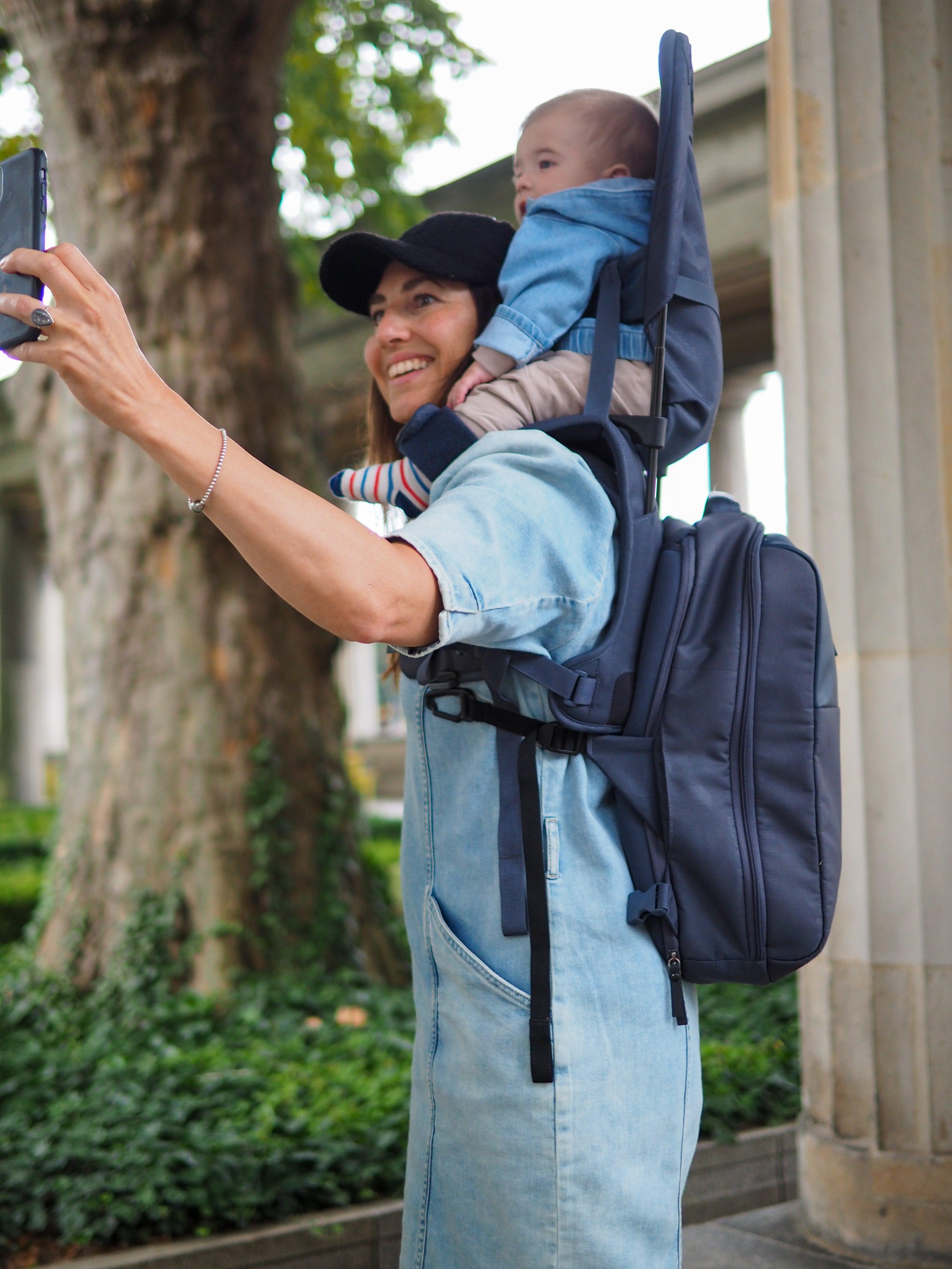 MiniMeis Rygsæk til G5 Core &amp; Premium - Blå - Pusletaske - MamaMilla