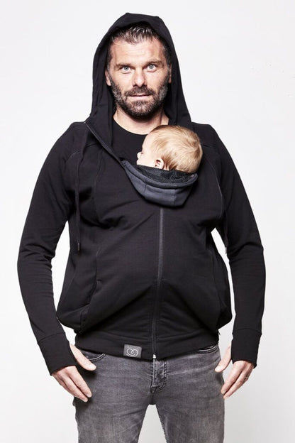 Love Radius Parents Kapuzenpullover – Schwarz M – MamaMilla