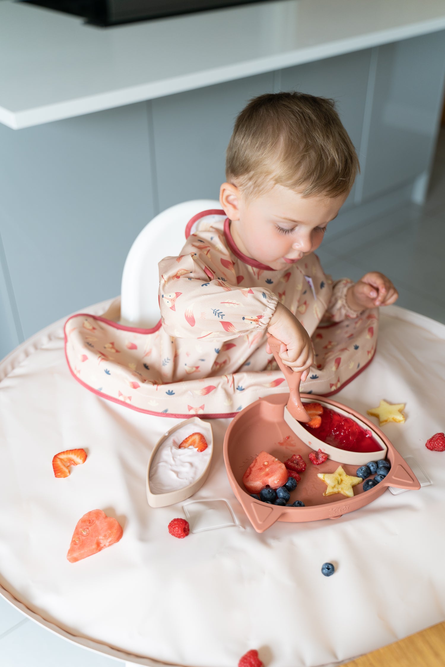 Tidy Tot Silikonlöffel mit Griff – 2 Stück – Besteck – MamaMilla