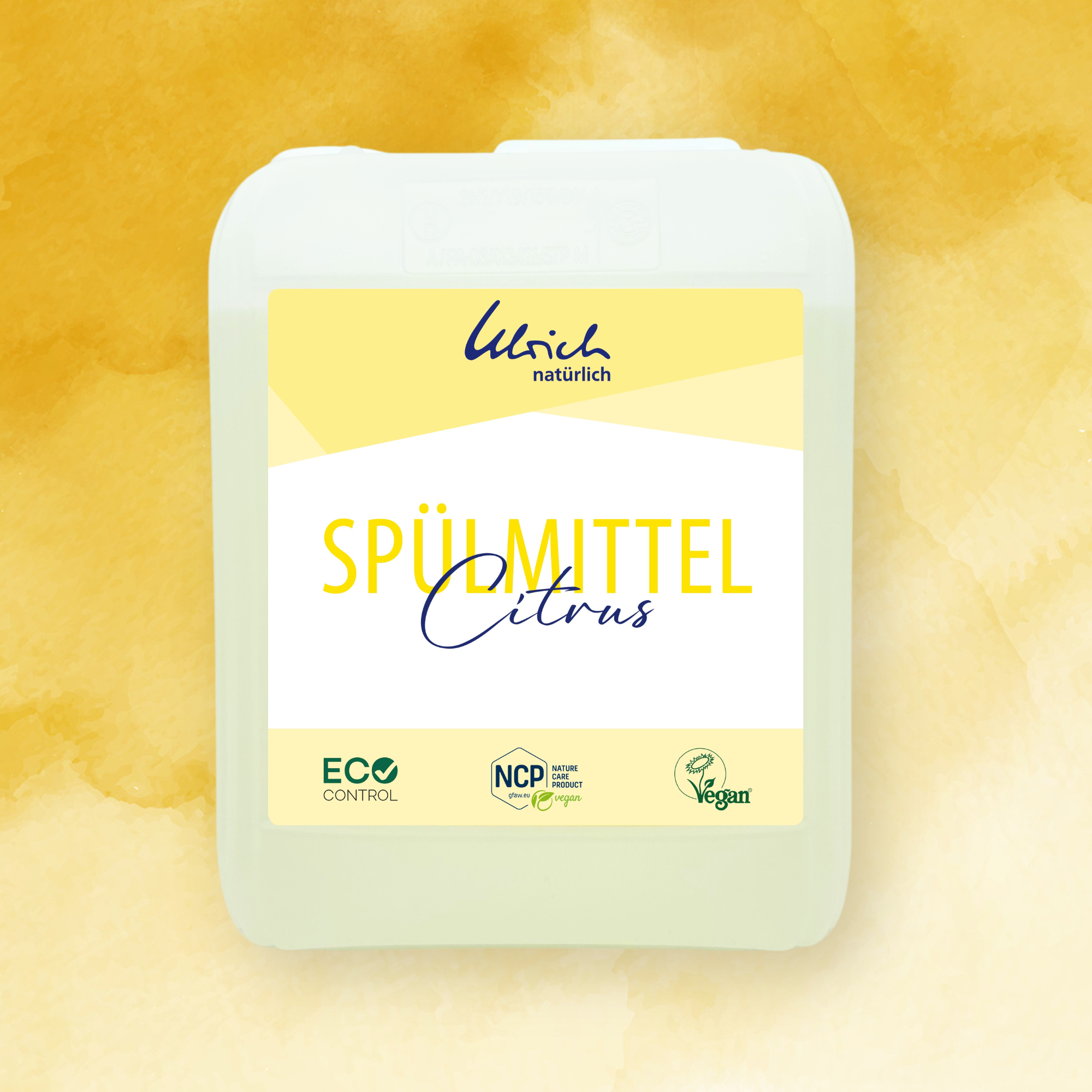 Ulrich Natürlich Geschirrspülmittel mit Entkalker - Zitrusduft - 5 L