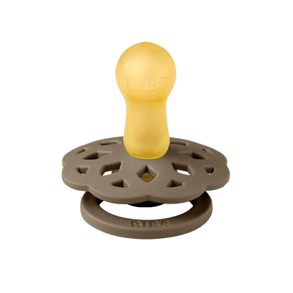 BIBS Boheme rund sut str. 1 – Vanilla/Dark Oak (2-pack) - MamaMilla