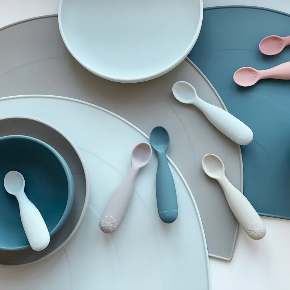 Cam Cam Tallerkener Regnbue - 2 pak - Blue Mix