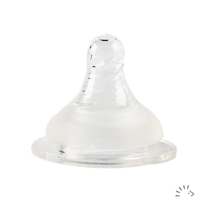 Mininor Sutteflaske I Glas Og Silikone