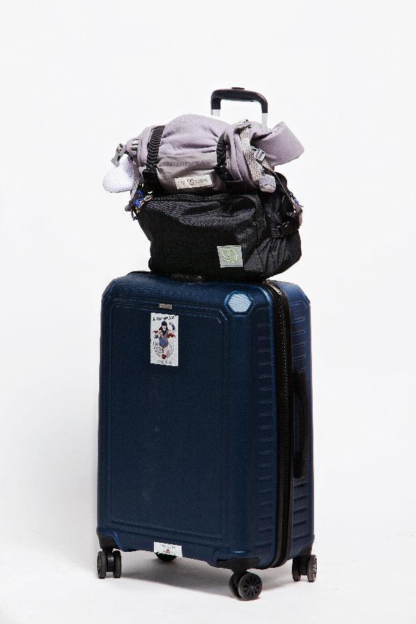 Liebesradius - CaravanBag - Multibag und Hüfttrage in einem - Schwarz - Wickeltasche - MamaMilla