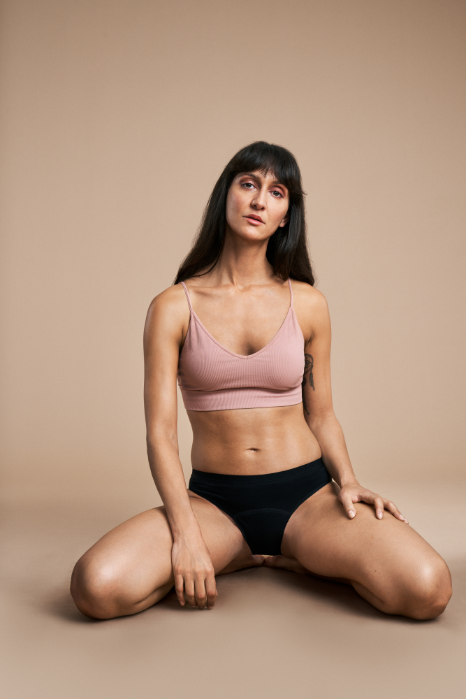 Imse Vimse Menstruationstrusse Bikini - Kraftig Flow - Sort