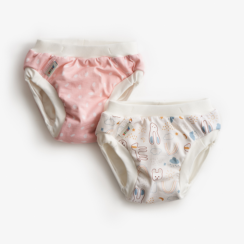 Imse Vimse Trainingpants - Pink Dots / White Teddy