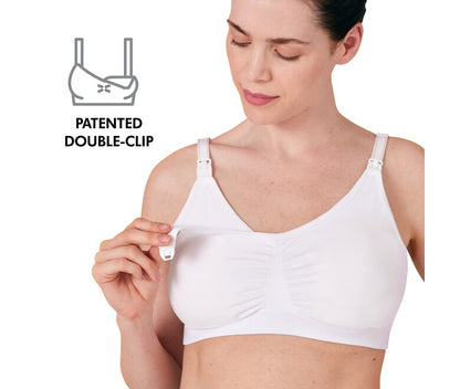 Medela Bequemer 3-in-1-Still- und Pump-BH, Schwarz, Größe M - MamaMilla