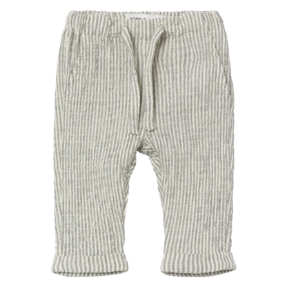 Name it bukser i bomuld - Blå striber - Bukser - MamaMilla